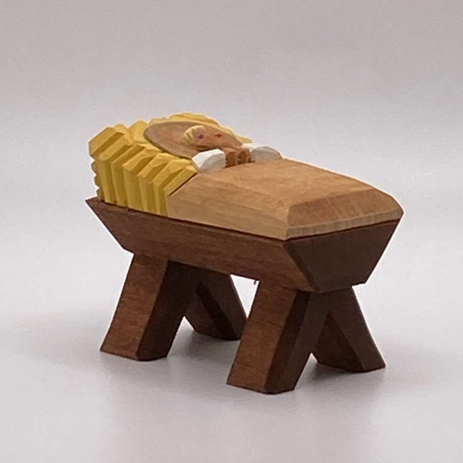 Christ Child in Manger, One-piece 