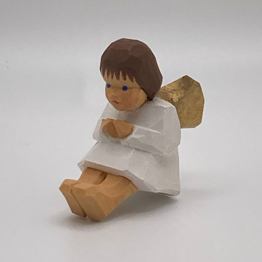 Angel, Reclining, Brown Hair 