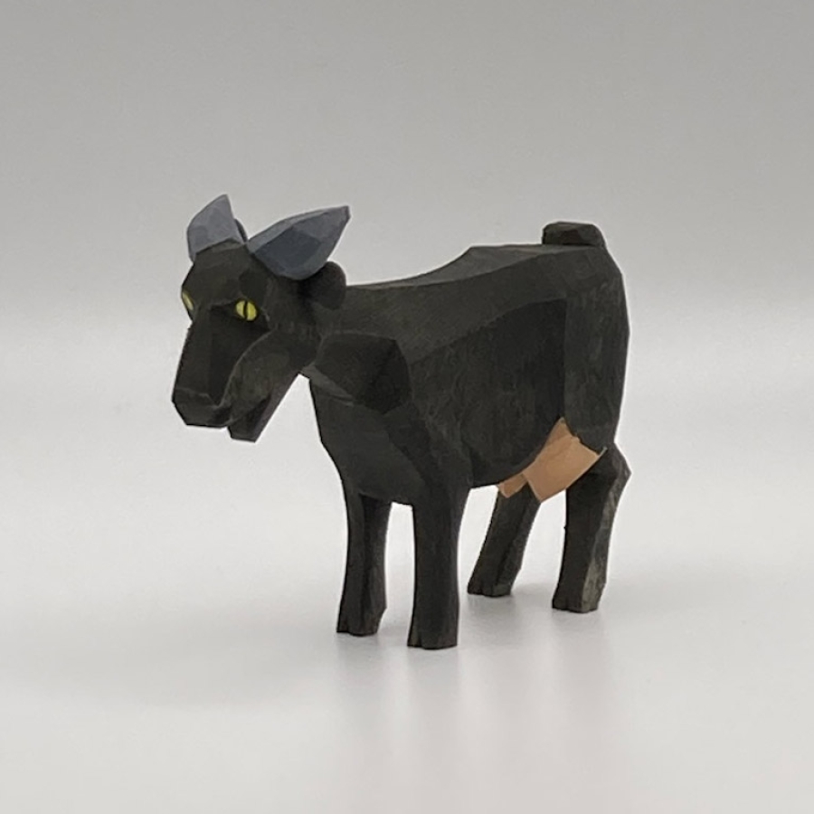 Goat, Dark, Standing 